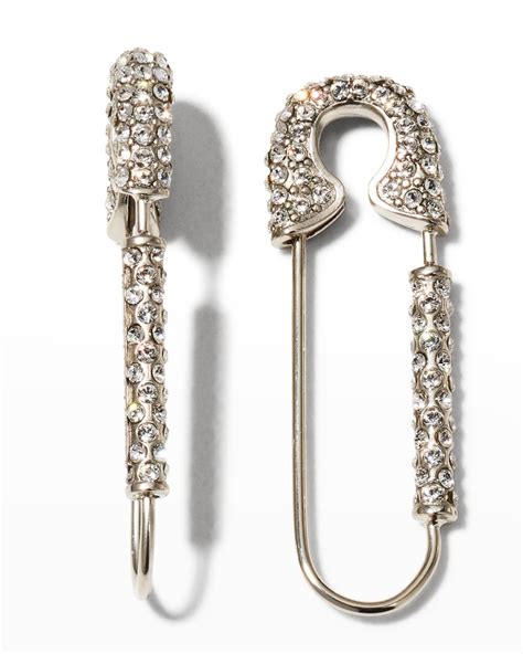 Givenchy Men's G Clip Safety Pin Earrings 